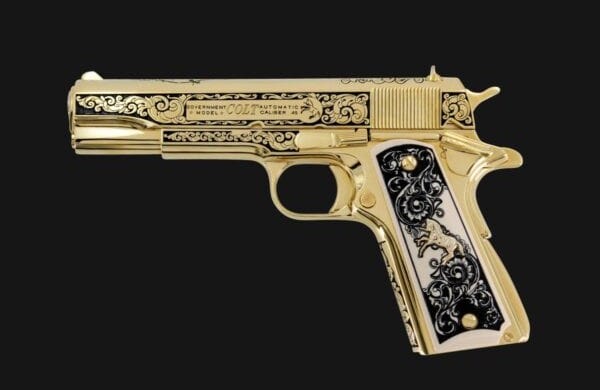 Pistol In Gold